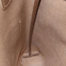 GUCCI GG Supreme Web Sherry Line Rucksack PVC Beige Gold Auth ep13861-18