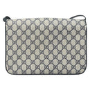 GUCCI GG Supreme Clutch Tas PVC Navy Goud 904 02 025 Auth ep13862-2