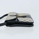 GUCCI GG Supreme Clutch Tas PVC Navy Goud 904 02 025 Auth ep13862-4