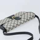 GUCCI GG Supreme Clutch Tas PVC Navy Goud 904 02 025 Auth ep13862-6