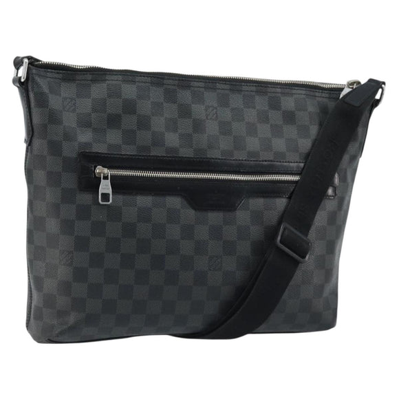 LOUIS VUITTON Damier Graphite Mick MM Shoulder Bag N41106 LV Auth ep13865