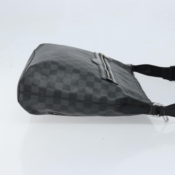 LOUIS VUITTON Damier Graphite Mick MM Shoulder Bag N41106 LV Auth ep13865