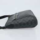 LOUIS VUITTON Damier Graphite Mick MM Shoulder Bag N41106 LV Auth ep13865-4