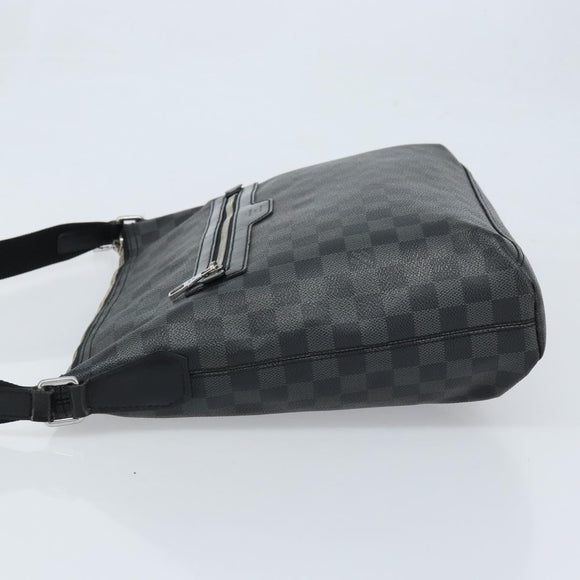 LOUIS VUITTON Damier Graphite Mick MM Shoulder Bag N41106 LV Auth ep13865