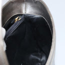 Salvatore Ferragamo Vala Hand Bag Leather Silver Auth ep13866-17