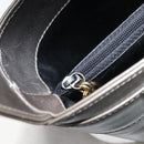 Salvatore Ferragamo Vala Hand Bag Leather Silver Auth ep13866-20