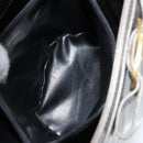 Salvatore Ferragamo Vala Hand Bag Leather Silver Auth ep13866-21