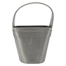 Salvatore Ferragamo Vala Hand Bag Leather Silver Auth ep13866-2