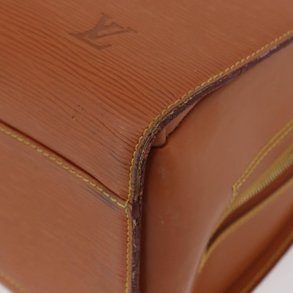 LOUIS VUITTON Epi Sorbonne Hand Bag Zipangu Gold M54518 LV Auth ep13869