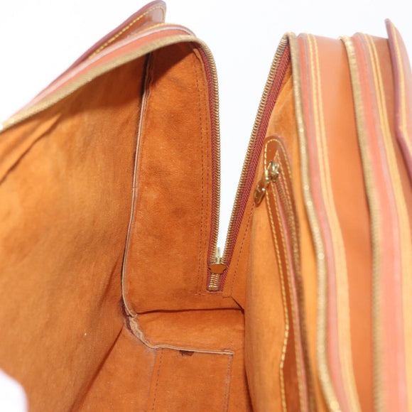 LOUIS VUITTON Epi Sorbonne Hand Bag Zipangu Gold M54518 LV Auth ep13869
