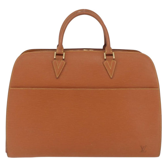 LOUIS VUITTON Epi Sorbonne Hand Bag Zipangu Gold M54518 LV Auth ep13869