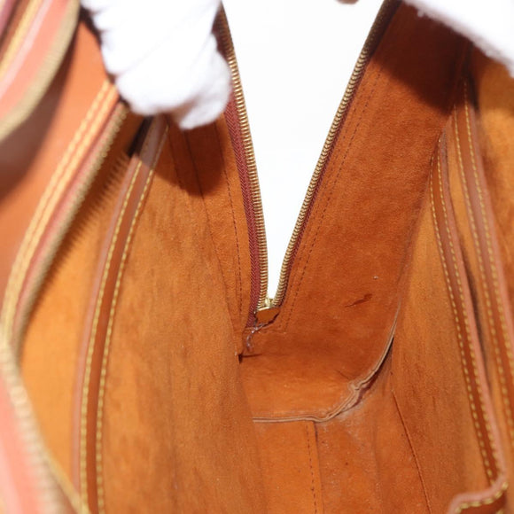 LOUIS VUITTON Epi Sorbonne Hand Bag Zipangu Gold M54518 LV Auth ep13869