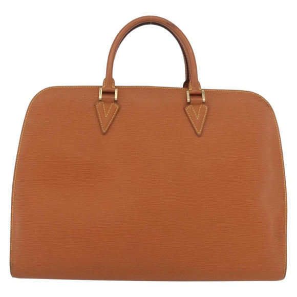 LOUIS VUITTON Epi Sorbonne Hand Bag Zipangu Gold M54518 LV Auth ep13869
