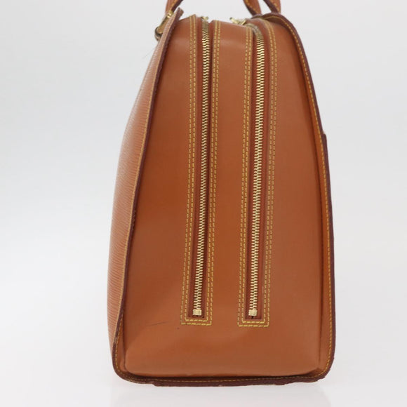 LOUIS VUITTON Epi Sorbonne Hand Bag Zipangu Gold M54518 LV Auth ep13869