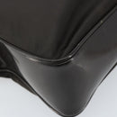 GUCCI Bamboo Hand Bag Nylon Brown Silver 000 2040 0538 Auth ep13874-14