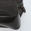GUCCI Bamboo Hand Bag Nylon Brown Silver 000 2040 0538 Auth ep13874-15