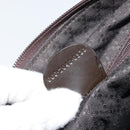 GUCCI Bamboo Hand Bag Nylon Brown Silver 000 2040 0538 Auth ep13874-12