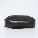 GUCCI Bamboo Hand Bag Nylon Brown Silver 000 2040 0538 Auth ep13874-5