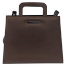 GUCCI Hand Bag Leather 2way Brown 001 2020 1854 Auth ep13878-13