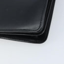 CELINE Hand Bag Leather Black Gold Auth ep13883-12