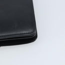 CELINE Hand Bag Leather Black Gold Auth ep13883-13