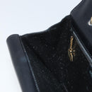 CELINE Hand Bag Leather Black Gold Auth ep13883-19