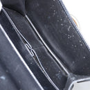 CELINE Hand Bag Leather Black Gold Auth ep13883-22