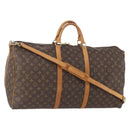 LOUIS VUITTON Monogram Keepall Bandouliere 60 Boston Bag M41412 LV Auth ep13887-1