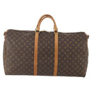 LOUIS VUITTON Monogram Keepall Bandouliere 60 Boston Bag M41412 LV Auth ep13887-13