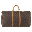 LOUIS VUITTON Monogram Keepall Bandouliere 60 Boston Bag M41412 LV Auth ep13887-2