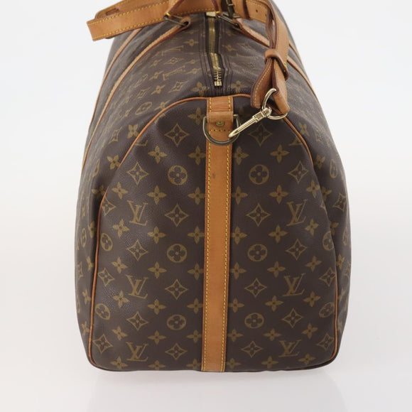 LOUIS VUITTON Monogram Keepall Bandouliere 60 Boston Bag M41412 LV Auth ep13887
