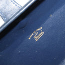 GUCCI Micro GG Supreme Shoulder Bag Navy Gold Auth ep13891-15
