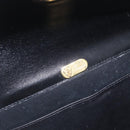 GUCCI Hand Bag Leather Black Gold Auth ep13892-21