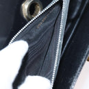 GUCCI Hand Bag Leather Black Gold Auth ep13892-11