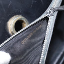 GUCCI Hand Bag Leather Black Gold Auth ep13892-12