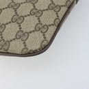 GUCCI GG Supreme Web Sherry Line Bag PVC Beige Gold 904 02 047 Auth ep13893-14