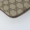 GUCCI GG Supreme Web Sherry Line Bag PVC Beige Gold 904 02 047 Auth ep13893-15