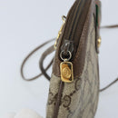 GUCCI GG Supreme Web Sherry Line Bag PVC Beige Gold 904 02 047 Auth ep13893-9