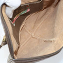 GUCCI GG Supreme Web Sherry Line Bag PVC Beige Gold 904 02 047 Auth ep13893-10