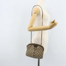 GUCCI GG Supreme Web Sherry Line Bag PVC Beige Gold 904 02 047 Auth ep13893-22