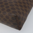 CELINE Macadam Canvas Hand Bag PVC Leather Brown Gold Auth ep13894A-14