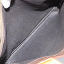 CELINE Macadam Canvas Hand Bag PVC Leather Brown Gold Auth ep13894A-22