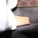 CELINE Macadam Canvas Hand Bag PVC Leather Brown Gold Auth ep13894A-12