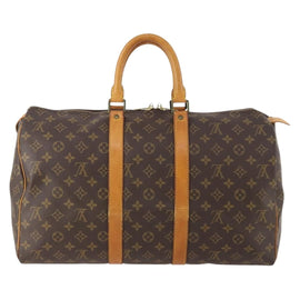 LOUIS VUITTON Monogram Keepall 45 Boston Bag M41428 LV Auth ep13895 - 0