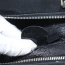 GUCCI Bamboo Hand Bag Patent leather Black Silver 000 270 0323 Auth ep13896-12