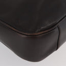 GUCCI Bamboo Shoulder Bag Leather 2way Brown Gold 001 1577 Auth ep13897-9