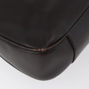 GUCCI Bamboo Shoulder Bag Leather 2way Brown Gold 001 1577 Auth ep13897-17