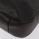 GUCCI Bamboo Shoulder Bag Leather 2way Brown Gold 001 1577 Auth ep13897-18