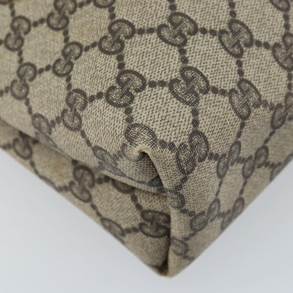 GUCCI GG Supreme Web Sherry Line Tote Bag PVC Beige 39 002 4487 Auth ep13898