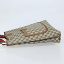GUCCI GG Supreme Web Sherry Line Tote Bag PVC Beige 39 002 4487 Auth ep13898-4
